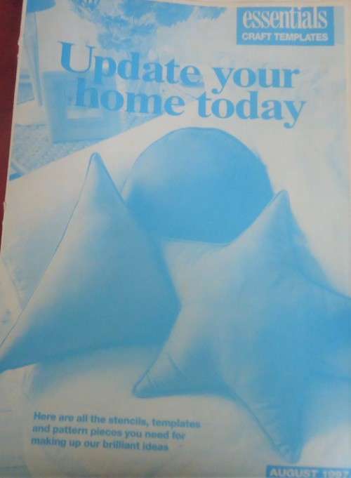 ESSENTIAL  PATTERNS E 117 `CREATIVE DESIGNS - UPDATE YOUR HOME TODAY` supplied in a plastic sleeve