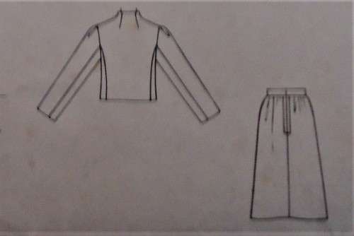 SIMPLICITY 5693 LINED JACKET & SKIRT SIZE 6-8-10 COMPLETE-UNCUT-/FOLDED