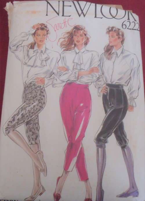 NEW LOOK PATTERNS 6222 SET OF PANTS -6 SIZES IN ONE 8 - 18 COMPLETE