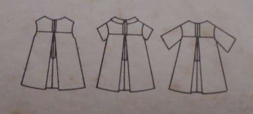 VINTAGE BUTTERICK 4470 GIRLS DRESS OR PINAFORE SIZE 5 YEARS BREAST 23 1/2` COMPLETE