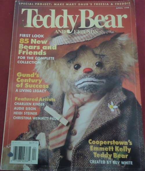 TEDDY BEAR & FRIENDS MAGAZINE - APRIL 1998- 148 A4 PAGE MAGAZINE