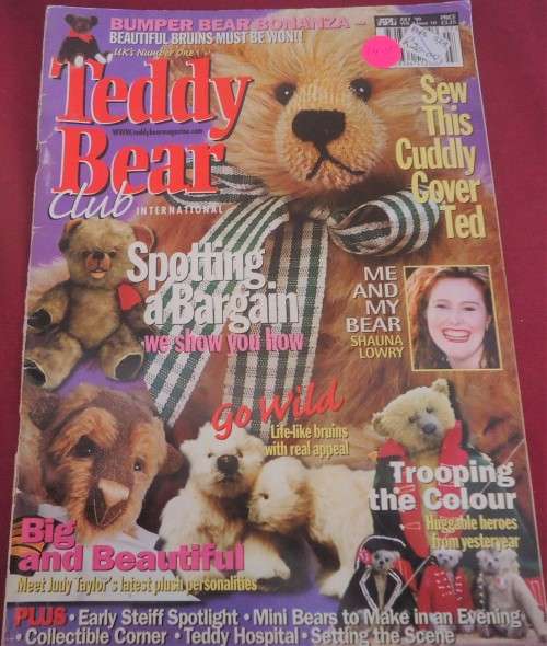 TEDDY BEAR CLUB INTERNATIONAL MAGAZINE - UK JULY 1999 - VOL 3 ISSUE 10 - 84 A4 PAGE MAGAZINE