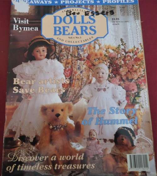 DOLLS & BEARS - VOL 4 NO 3 - 1997 -100 PAGES WITH PATTERN PULLOUT