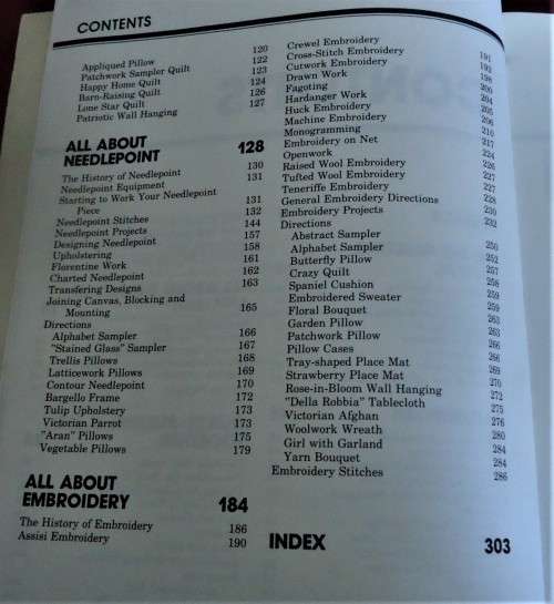 McCALLS BIG BOOK OF NEEDLECRAFTS -QUILTING-APPLIQUE-PATCHWORK-NEEDLEPOINT-EMBROIDERY-308 PG SOFTCOVE