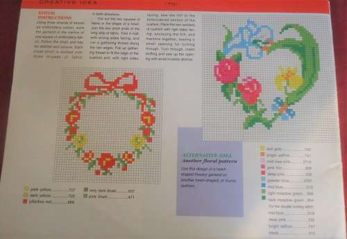 CREATIVE CROSS STITCH  - NO 43  - 36 PAGES A4 LANDSCAPE SIZE SOFT COVER
