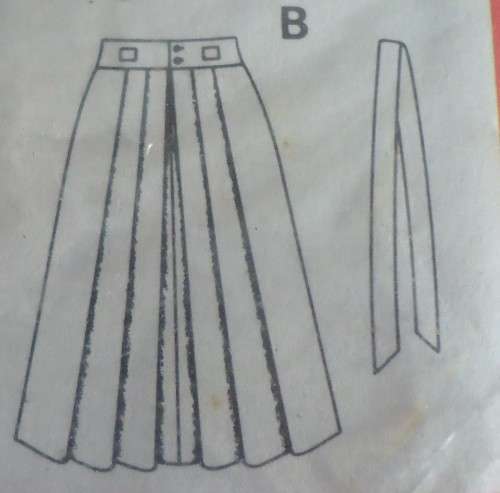 BURDA PATTERN 5987 SKIRT SIZES10+12+14 +16 +18 + 20  SEE LISTING