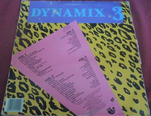 DYNAMIX 3 -2 LP NON STOP DANCE REMIX- 1991 TUSK DOUBLE VINYL LP SET  MXG 3000