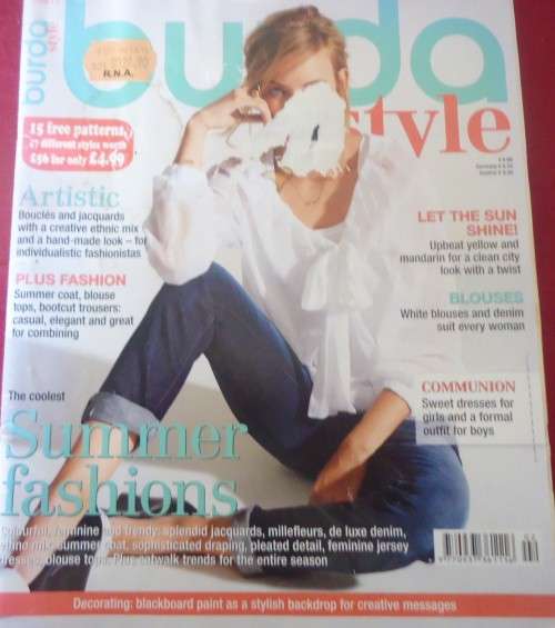 BURDA STYLE - 7/2015 - ALL PATTERNS & INSTRUCTIONS INC 68 PAGES