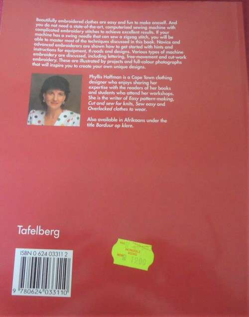EMBROIDERED CLOTHES TO WEAR - PHYLLIS HOFFMAN -92 PAGE SOFT COVER BOOK