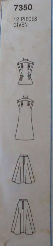 SIMPLICITY PATTERN 7350 DRESS/TOP & SKIRT SIZE12 SEE LISTING