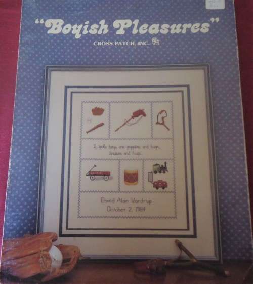 BOYISH PLEASURES -  CROSS PATCH INC - 4 PAGES