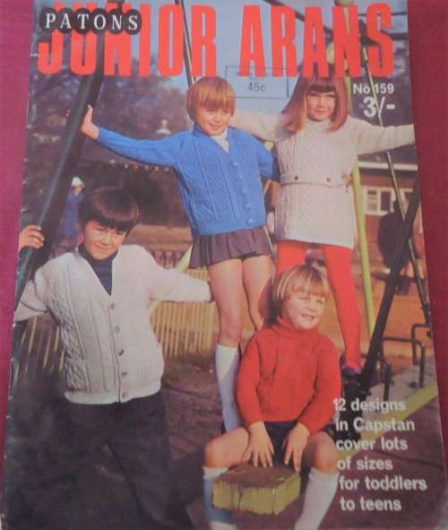 PATONS NO 159 -  JUNIOR ARANS - 40 PAGES