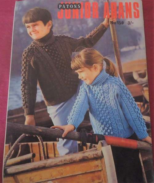 PATONS NO 159 -  JUNIOR ARANS - 40 PAGES