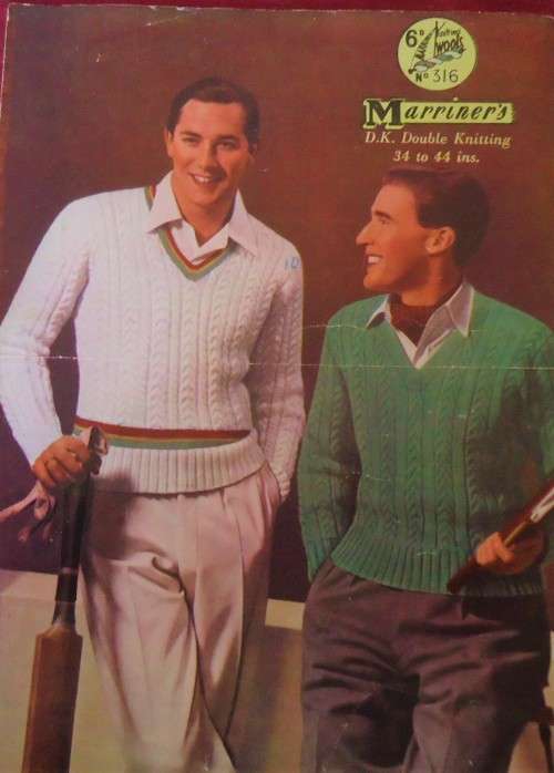 MARRINER`S #316- MEN`S CABLE SWEATERS SIZES 34 - 44`