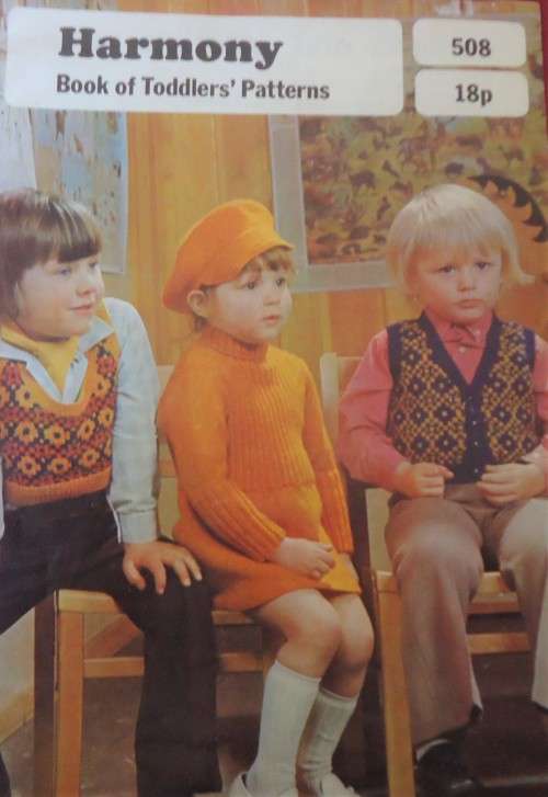 HARMONY PATTERN #508 -  BOOK OF TODDLERS PATTERNS - 24 PAGES