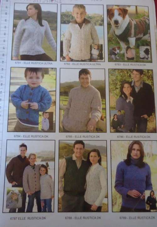 ELLE #6780 - WEEK-END WARMERS FOR CHILDREN 5- 10 YEARS AND ADULTS 82- 117CM