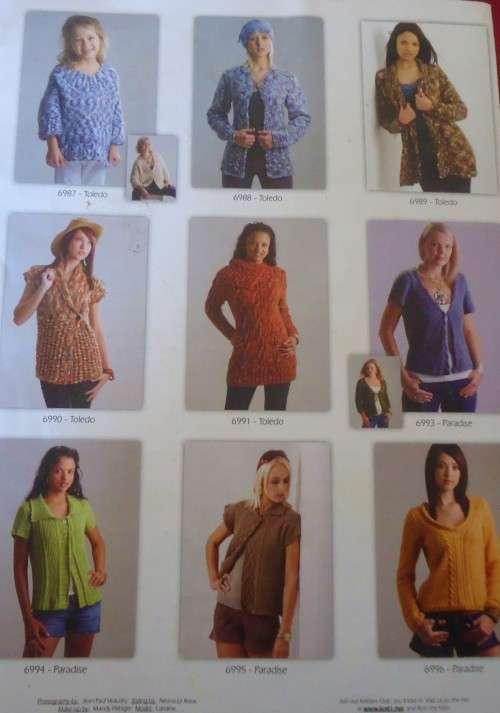 ELLE  #  6992  FRILL CARDIGAN SIZE 82 - 117 CM