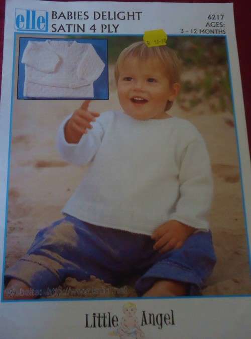 ELLE  #  6217 BABIES DELIGHT TOP WITH BACK BUTTON  SIZE 3 - 12 MONTHS