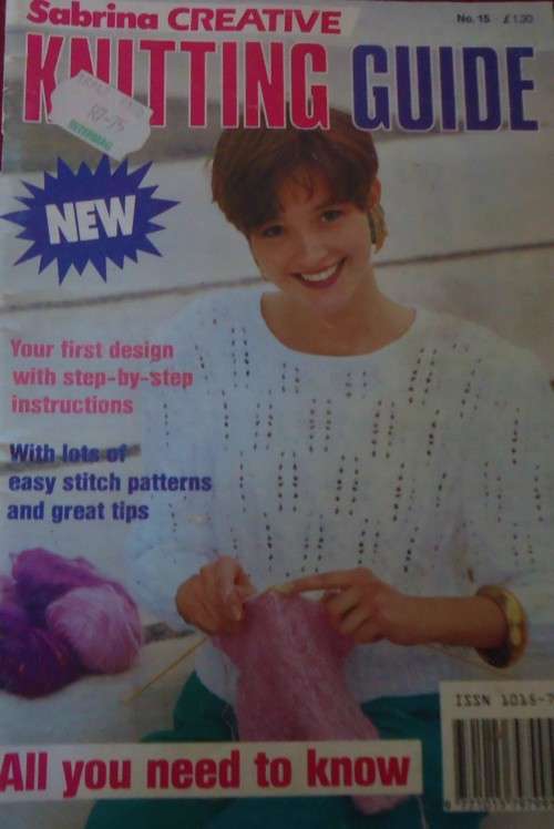 SABRINA KNITTING GUIDE NO 15  - 52 PAGE A 5 BOOK