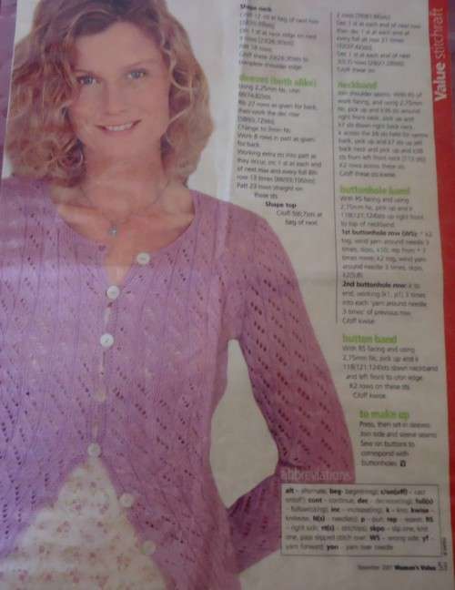 LIGHT & LACY - WOMAN'S VALUE NOVEMBER 2001