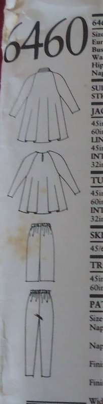 NEW LOOK 6460 LOOSE FIT JACKET-TOP-LEGGINGS-SKIRT SIZE 8-18 COMPLETE