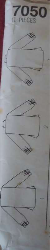 SIMPLICITY 7050  TOPS IN 2 LENGTHS WITH INSET VARIATIONS SIZE 14 COMPLETE