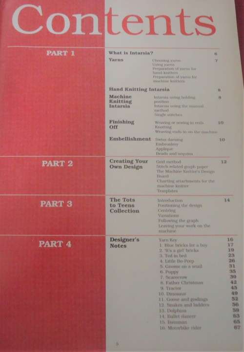 THE COLLECTIONS - VOLUME 1 NO 2 - FEATURING INTARSIA - 16 DESIGNS FOR TOTS TO TEENS - 68 PAGES