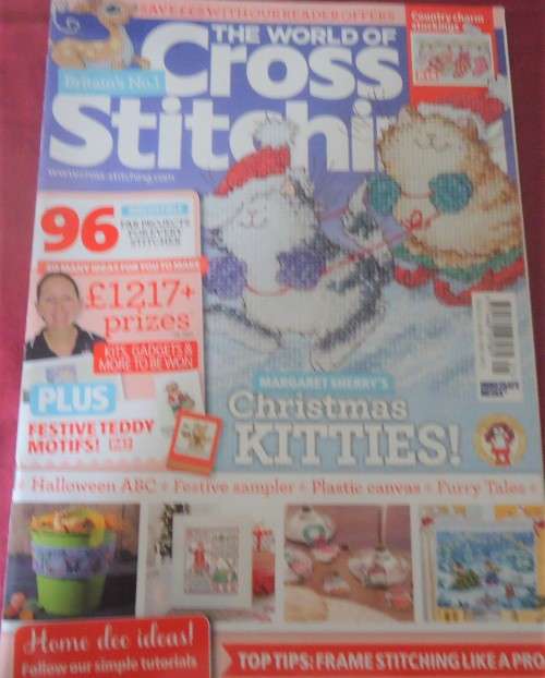 THE WORLD OF CROSS STITCHING UK - NO 221 - 100 A4 PAGES WITH PATTERNS