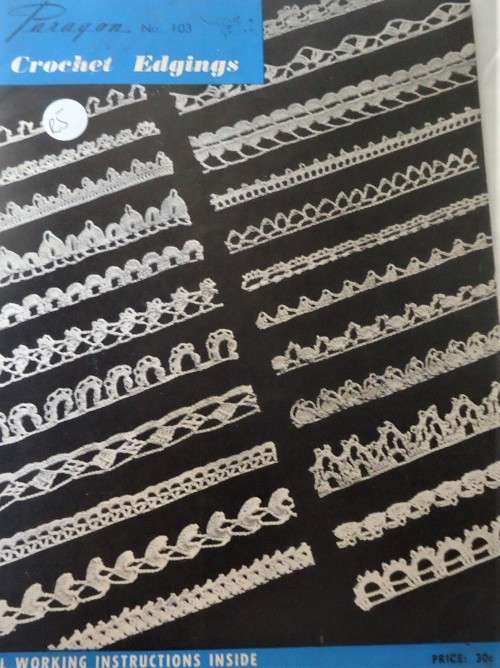 PARAGON CROCHET EDGINGS - BOOK NO 103 - 16 PAGES
