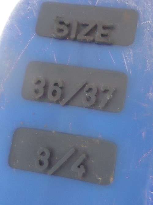 SEAE SUE TWIN EFFECT FLIPPERS SIZE 3/4 - MADE IN ITALY