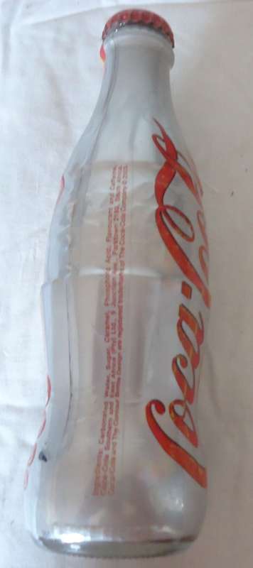 FULL SEALED `LIMITED EDITION THANK YOU` COCA COLA BOTTLE