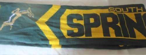 SPRINGBOK/SOUTH AFRICA SCARF MADE IN UK