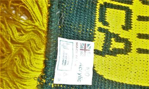 SPRINGBOK/SOUTH AFRICA SCARF MADE IN UK