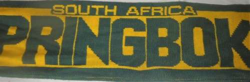 SPRINGBOK/SOUTH AFRICA SCARF MADE IN UK