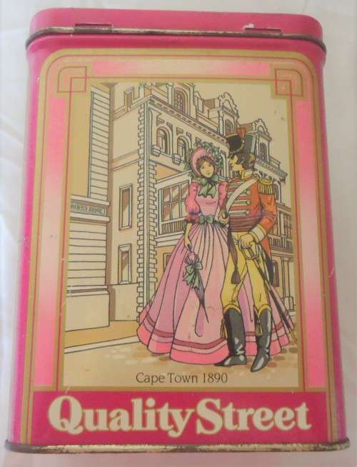 QUALITY STREET - 100 YEARS OF SWEET SUCCESS 1890 - 1990 - 750 G - HINGED TIN