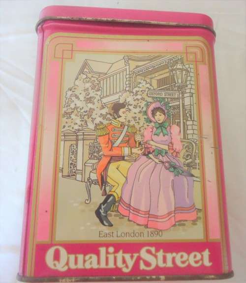 QUALITY STREET - 100 YEARS OF SWEET SUCCESS 1890 - 1990 - 750 G - HINGED TIN