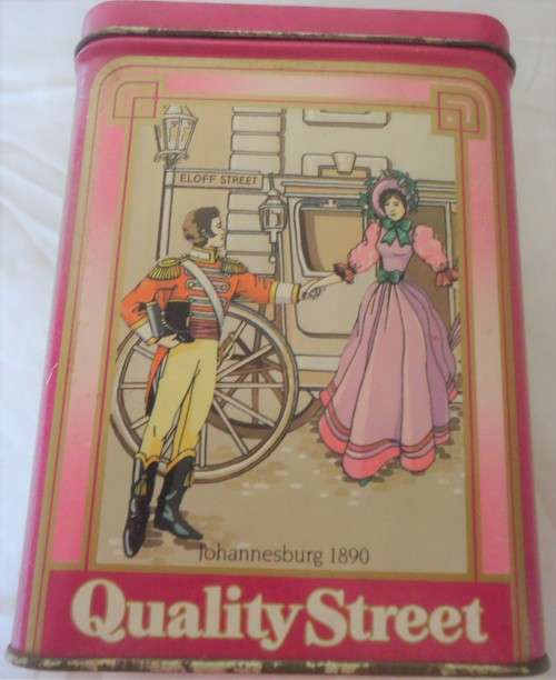 QUALITY STREET - 100 YEARS OF SWEET SUCCESS 1890 - 1990 - 750 G - HINGED TIN
