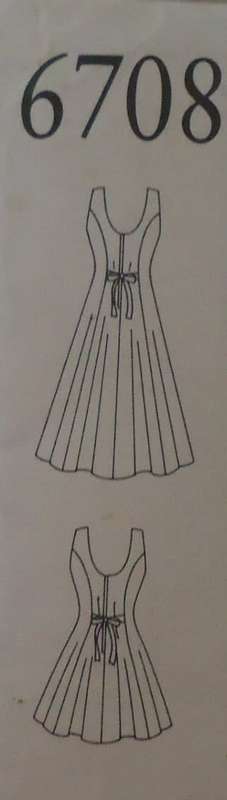 NEW LOOK PATTERNS 6708 SWEETHEART NECK PANEL DRESS SIZES 6 -16 COMPLETE