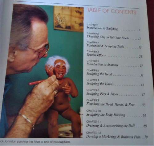 THE ART OF MAKING & MARKETING ART DOLLS - JACK JOHNSTON-92 PAGE SOFT COVER