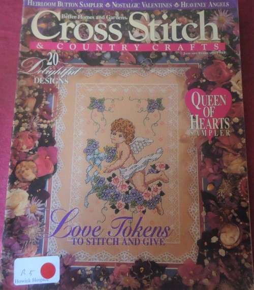 CROSS STITCH & COUNTRY CRAFTS JANUARY/FEBRUARY 1994 32 PAGE MAGAZINE WITH PATTERNS