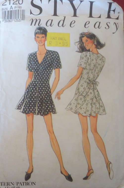 STYLE 2120 CULOTTE DRESS SIZE A=6 - 16 COMPLETE
