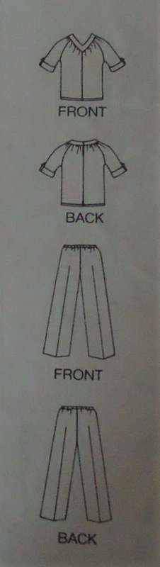 BUTTERICK PATTERN 6941 CUTE GIRL'S T SHIRT-TOP-PANTS SIZE  2 + 3 + 4 YEARS- COMPLETE