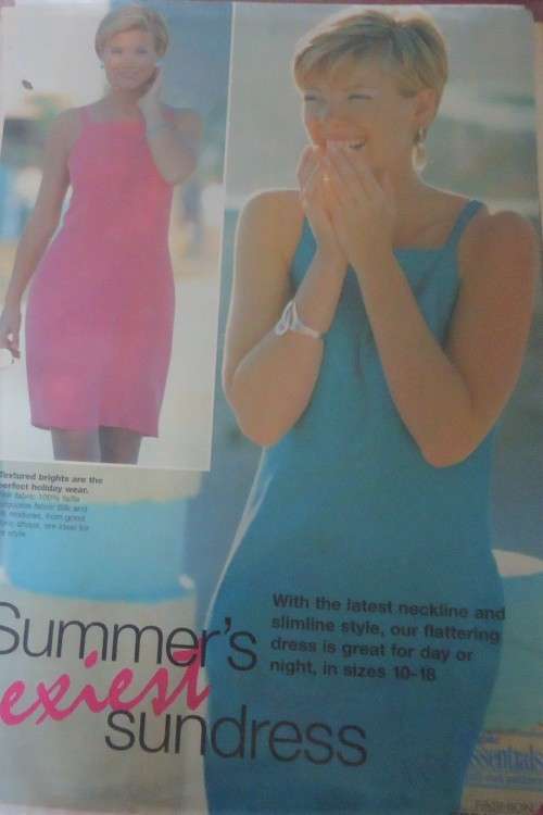 ESSENTIAL PATTERNS E109 `SUMMER`S SEXIEST SUNDRESS` SIZES 10 - 18