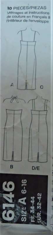 NEW LOOK PATTERNS 6146 STUNNING HI-BODICE FITTED DRESSES SIZE6-16 - COMPLETE-ZIPLOC BAG