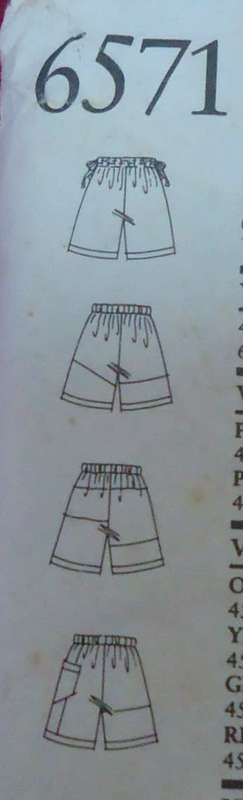NEW LOOK PATTERNS 6571 BOYS SHORTS 7 SIZES IN ONE 4-10 YEARS COMPLETE
