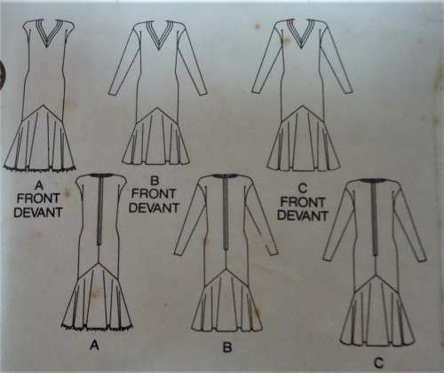 BUTTRICK PATTERNS 3162  SEMI FITTED STRAIGHT DRESS 12-14-16 COMPLETE-UNCUT-F/FOLDED