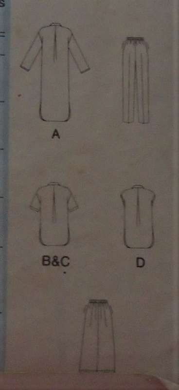 BUTTRICK PATTERNS 4836 DRESS-TOP-SKIRT-PANTS SIZE 8-10-12 COMPLETE