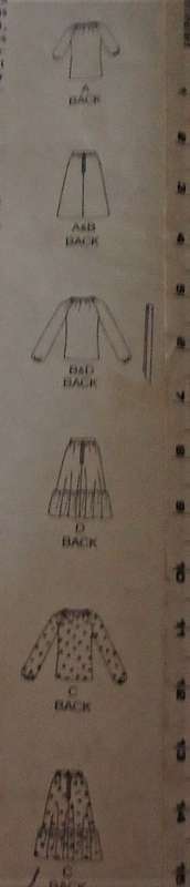 BUTTRICK 5977 TOP & SKIRT SIZE 14 COMPLETE-UNCUT