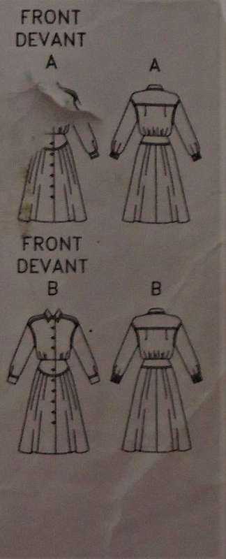 BUTTERICK PATTERNS 6312 LOOSE FITTING DRESS SIZE 12-14-16 COMPLETE-UNCUT-F/FOLDED-ZIPLOC