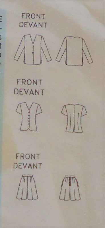 BUTTERICK 6891X216 JACKET-TOP-SHORTS SIZE B12-14-16 COMPLETE